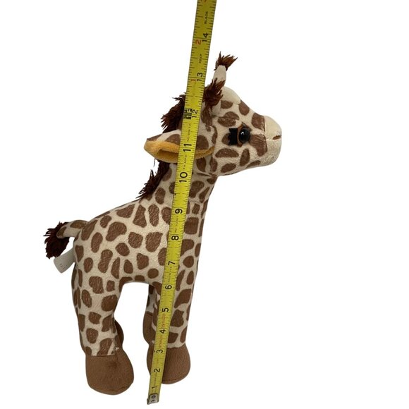 Giraffe Print Plush Stuffed Animal Toy - Picture 6 of 6